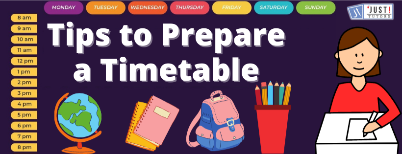 Tips to Prepare a Timetable